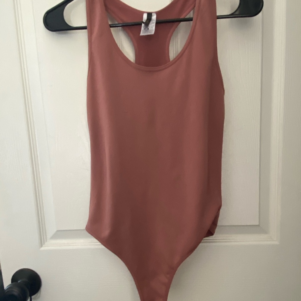 Rose pink leotard body suit